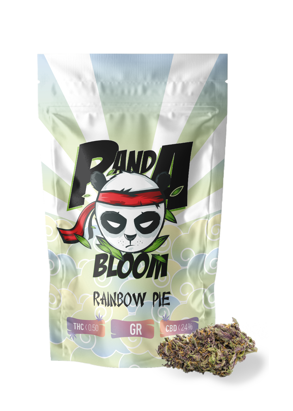 Panda Bloom – Rainbow Pie